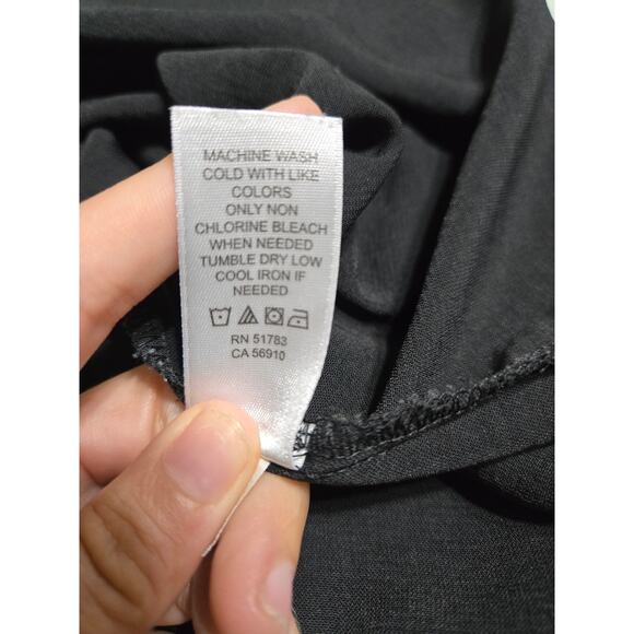 Maurices medium women's black sheer blouse - Picture 7 of 9